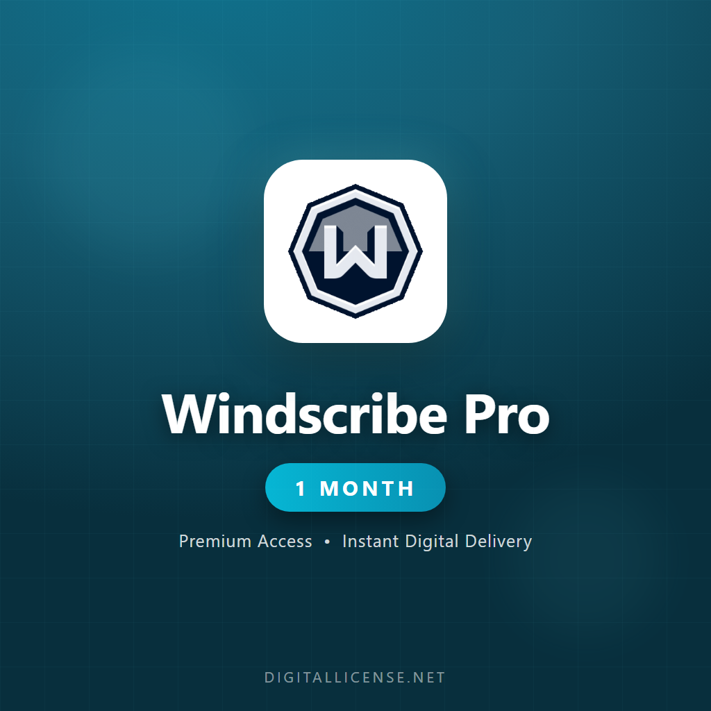 Windscribe Pro – 1 Month