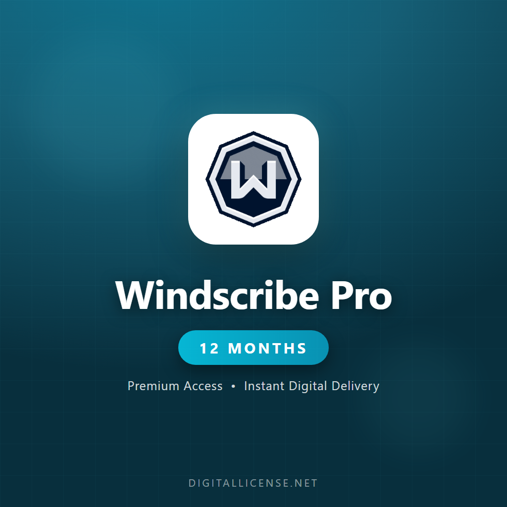Windscribe Pro – 12 Months