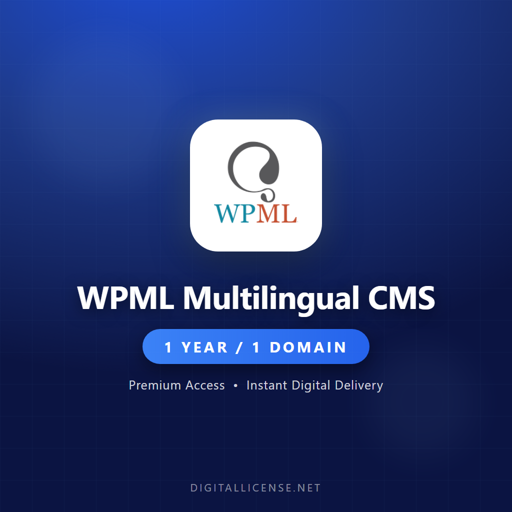 WPML Multilingual CMS (Original License)