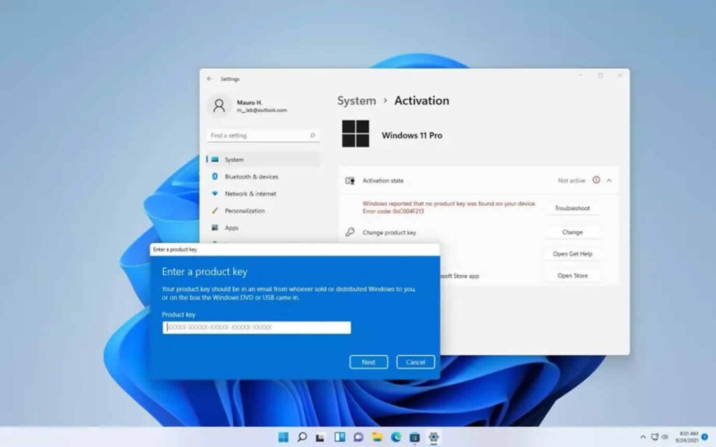 How to activate windows 11
